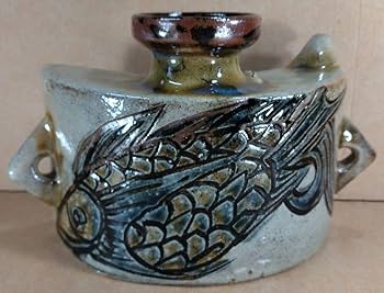 Amazon.co.jp: 金城次郎 壷屋焼 抱瓶 共箱本物保証琉球陶器人間国宝